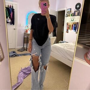 Pacsun ripped boyfriend jeans